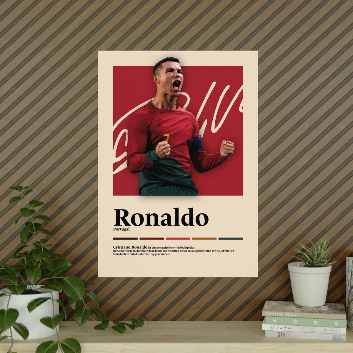 Cristiano Ronaldo Fußball-Poster - TurnYouPosterTurnYouPosterA3 (29.7cm x 42cm)Matt