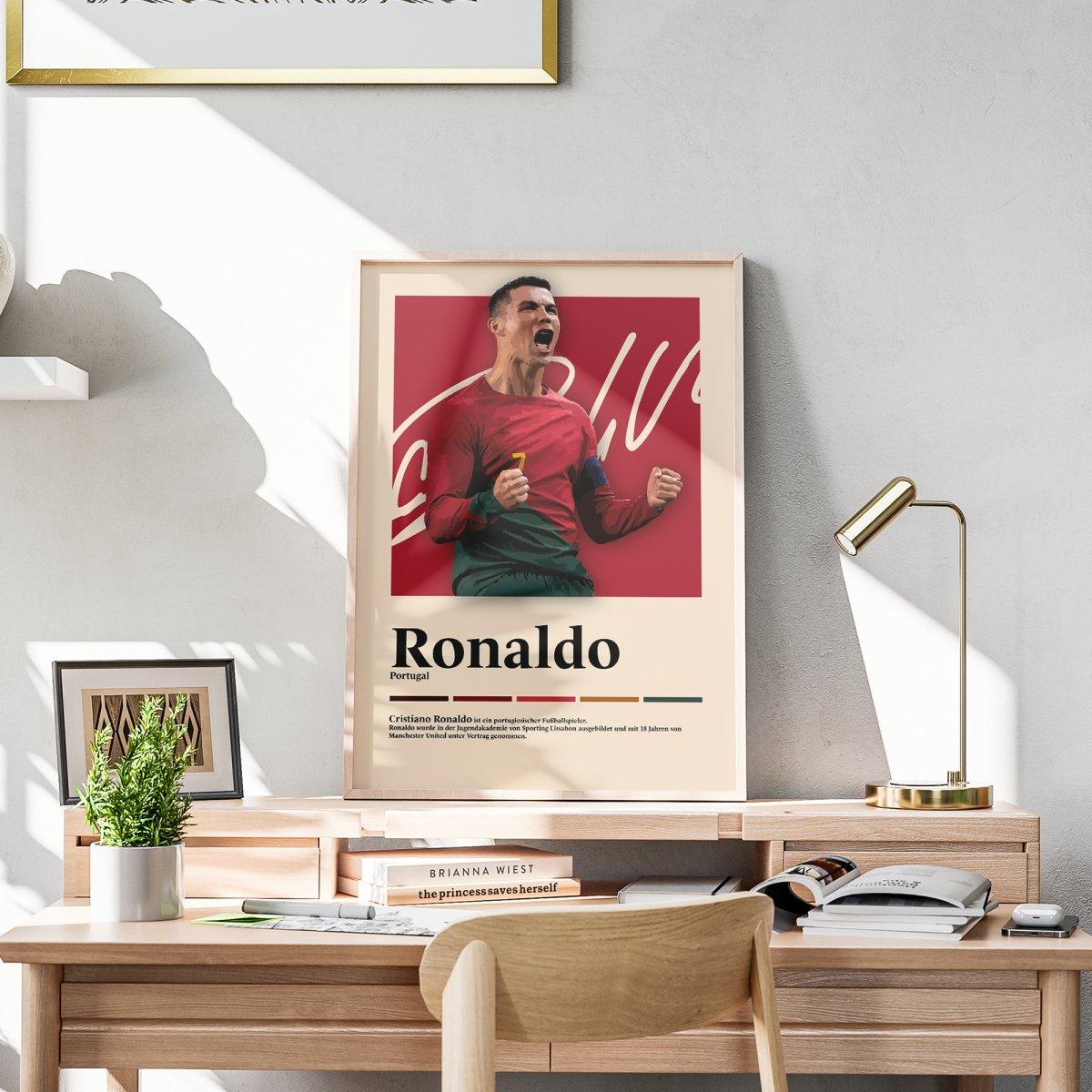 Cristiano Ronaldo Fußball-Poster - TurnYouPosterTurnYouPosterA3 (29.7cm x 42cm)Matt