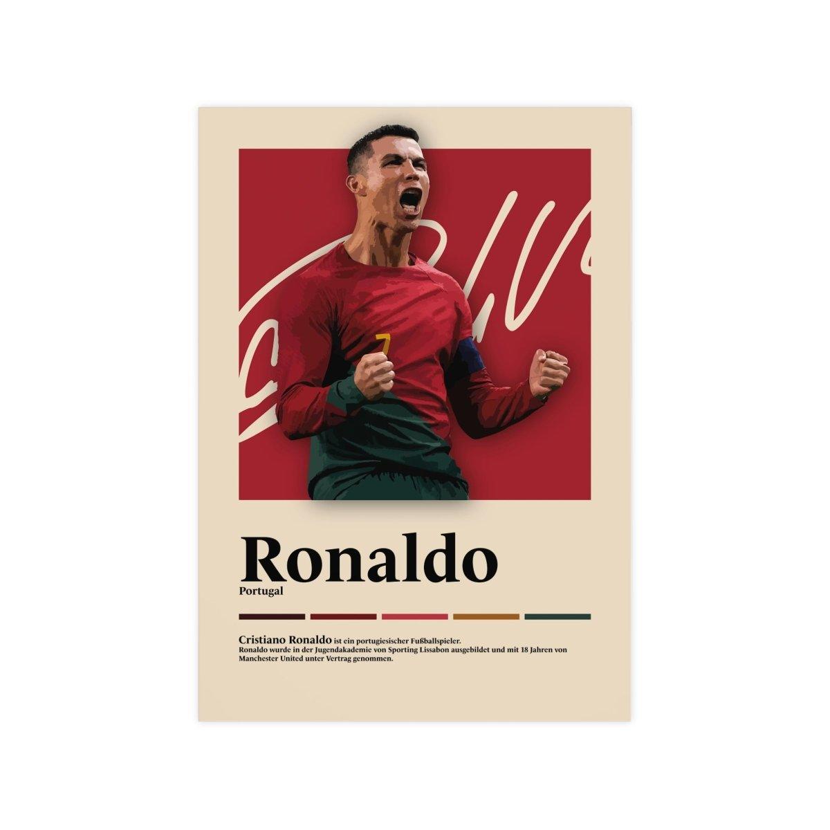 Cristiano Ronaldo Fußball-Poster - TurnYouPosterTurnYouPosterA3 (29.7cm x 42cm)Matt