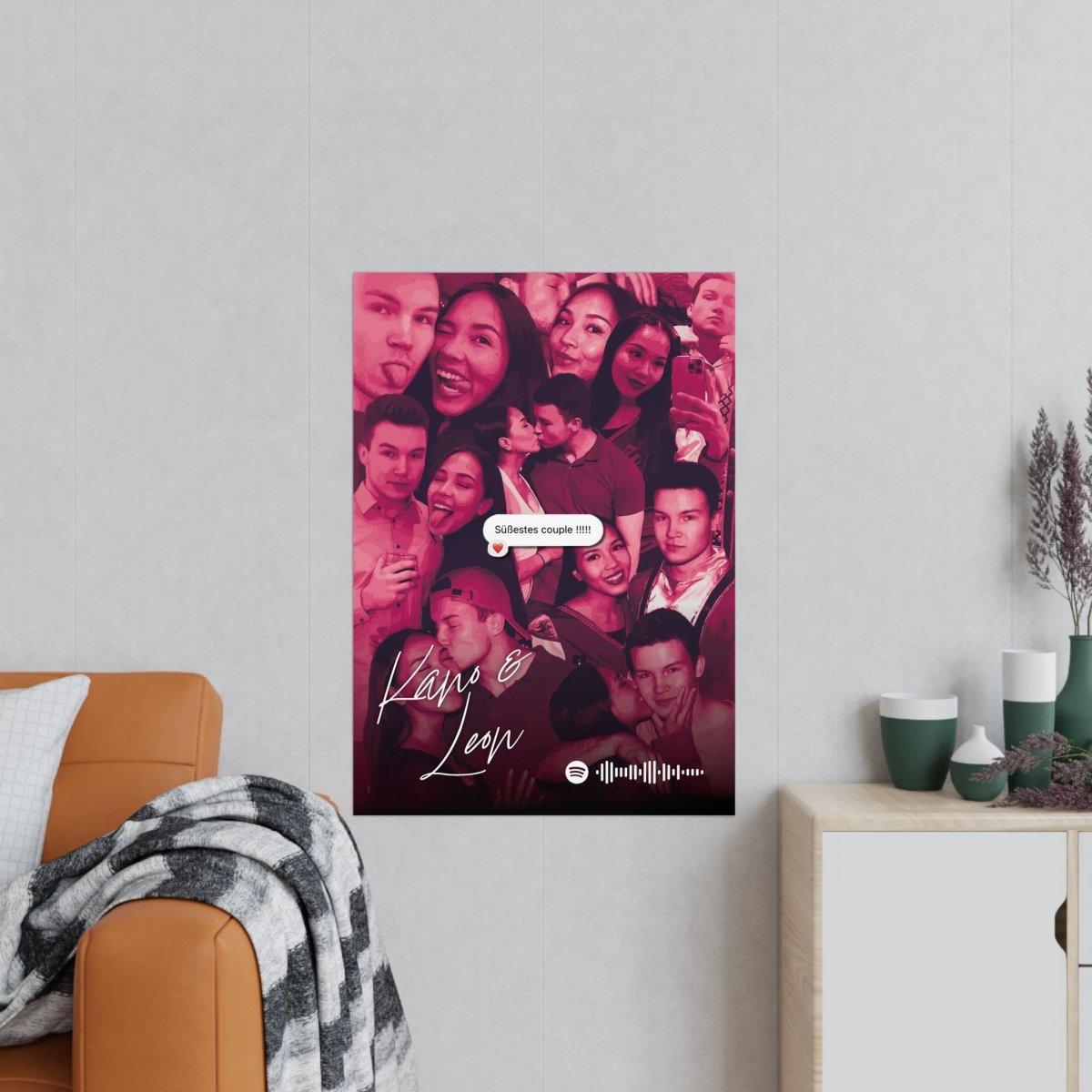 Dein Couple-Poster: Erstelle mit uns dein personalisiertes Beziehungs-Highlight! - TurnYouPosterTurnYouPosterA1 (59.4cm x 84.1cm)