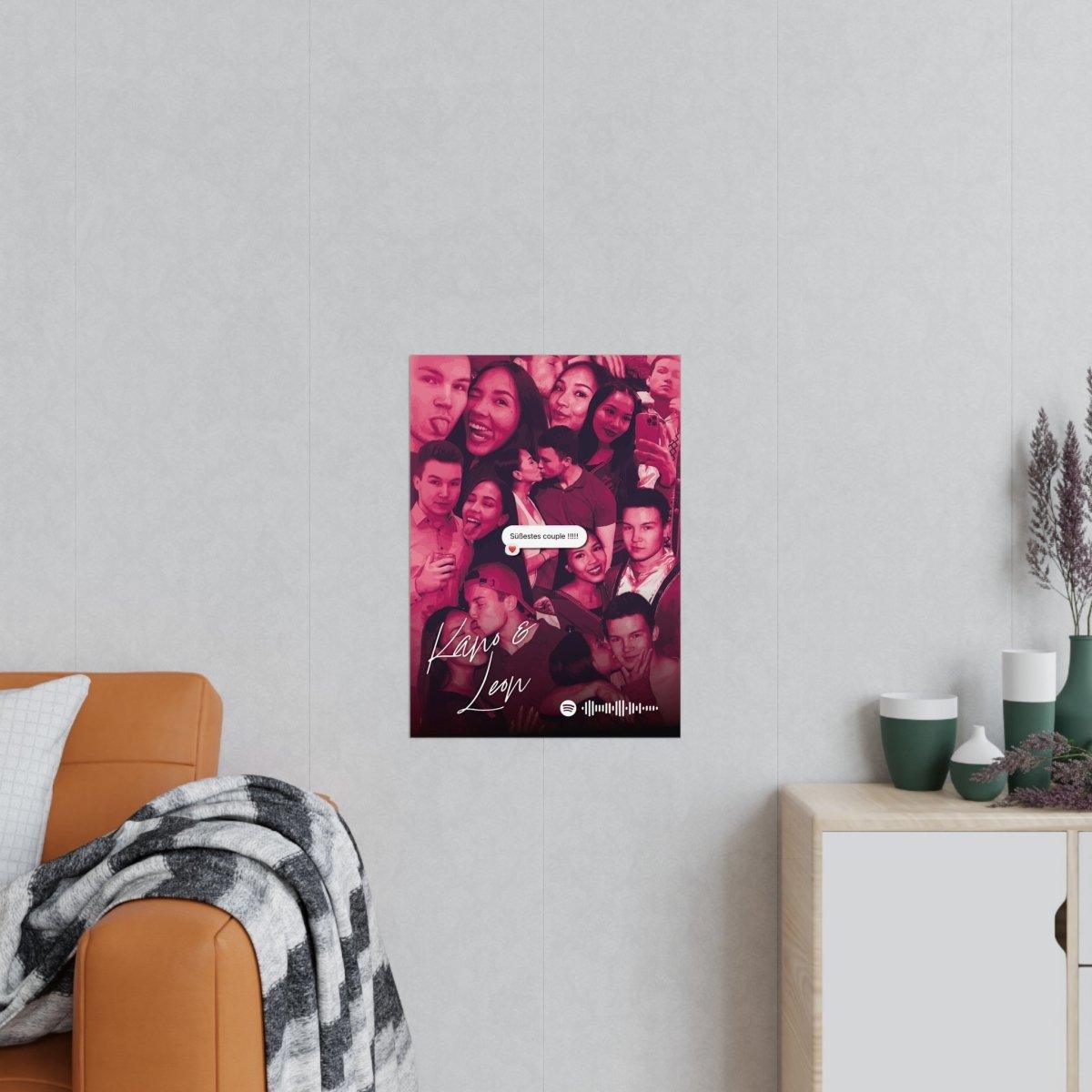 Dein Couple-Poster: Erstelle mit uns dein personalisiertes Beziehungs-Highlight! - TurnYouPosterTurnYouPosterA2 (42cm x 59.4cm)