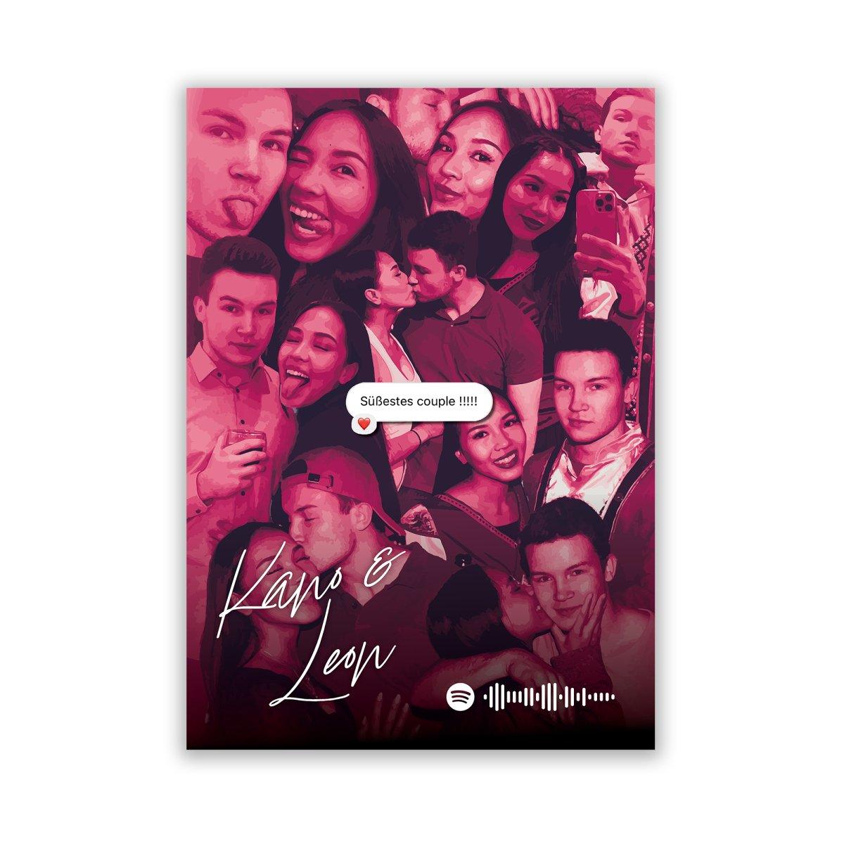 Dein Couple-Poster: Erstelle mit uns dein personalisiertes Beziehungs-Highlight! - TurnYouPosterTurnYouPosterA3 (29.7cm x 42cm)