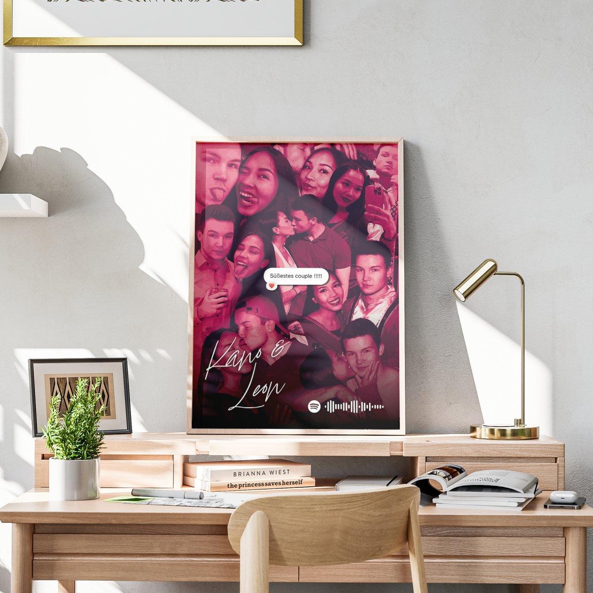 Dein Couple-Poster: Erstelle mit uns dein personalisiertes Beziehungs-Highlight! - TurnYouPosterTurnYouPosterA3 (29.7cm x 42cm)