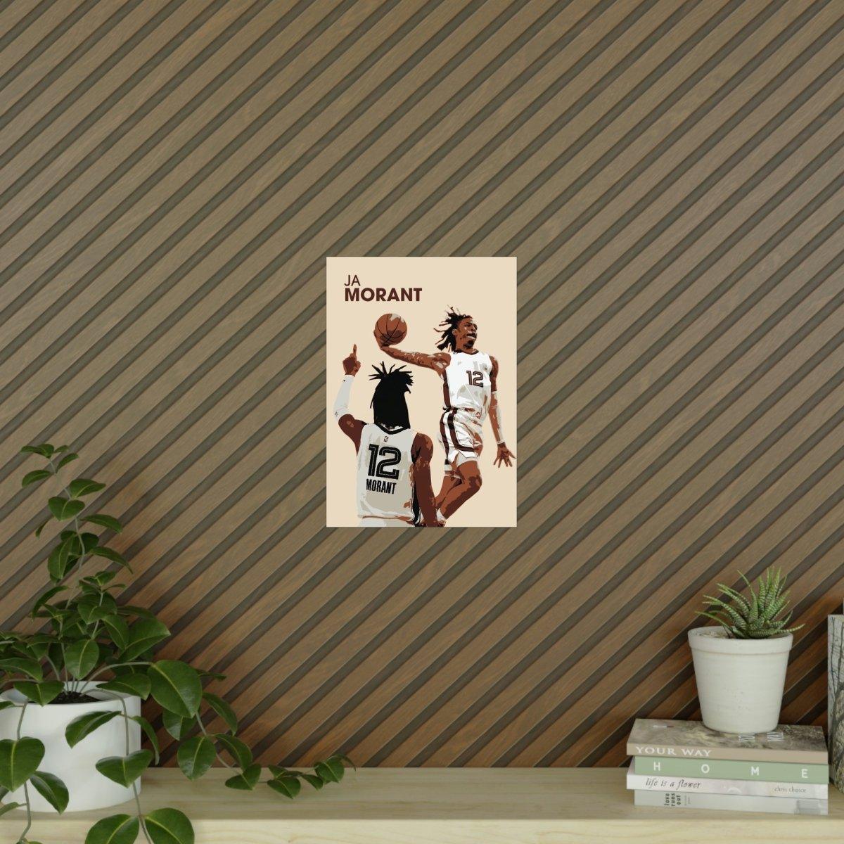 Ja Morant NBA 'Grizzlies' Basketball-Poster - TurnYouPosterTurnYouPosterA3Matt