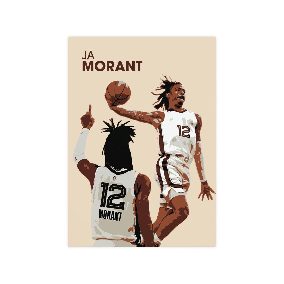Ja Morant NBA 'Grizzlies' Basketball-Poster - TurnYouPosterTurnYouPosterA3Matt