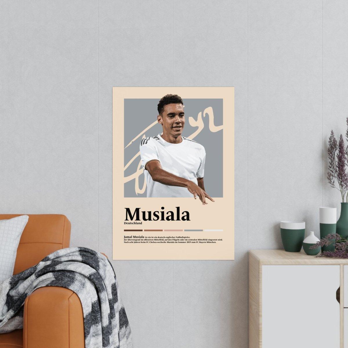 Jamal Musiala Fußball-Poster - TurnYouPosterTurnYouPosterA1Matt