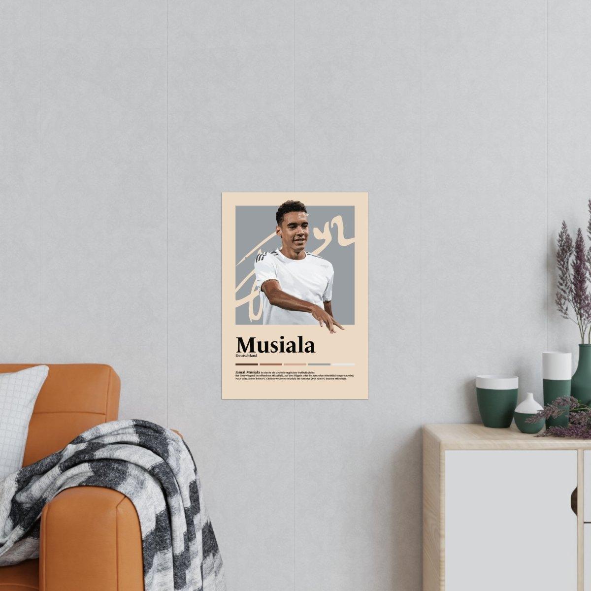 Jamal Musiala Fußball-Poster - TurnYouPosterTurnYouPosterA2Matt