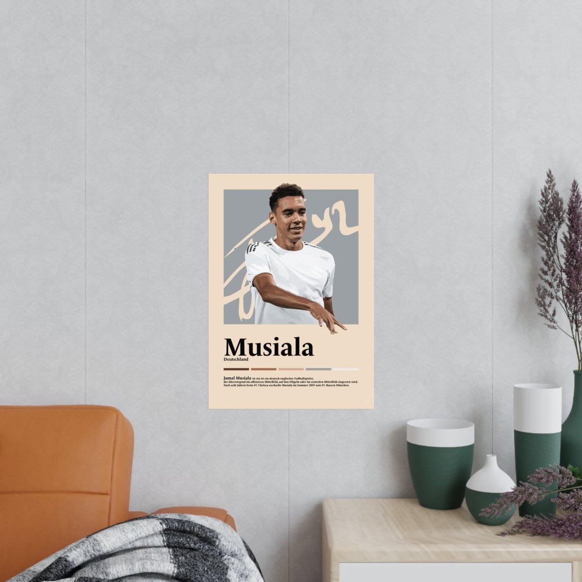 Jamal Musiala Fußball-Poster - TurnYouPosterTurnYouPosterA3Matt