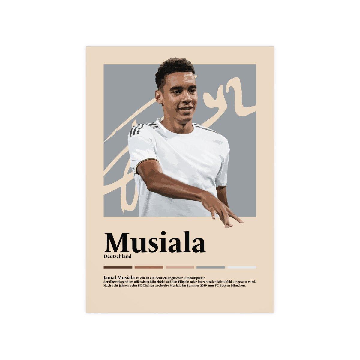 Jamal Musiala Fußball-Poster - TurnYouPosterTurnYouPosterA3Matt
