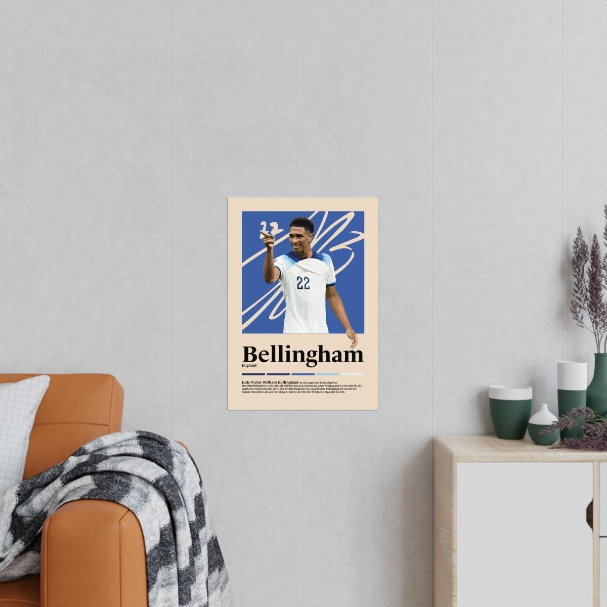 Jude Bellingham Fußball-Poster - TurnYouPosterTurnYouPosterA2Matt