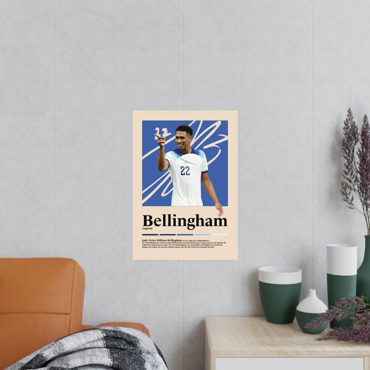Jude Bellingham Fußball-Poster - TurnYouPosterTurnYouPosterA3Matt