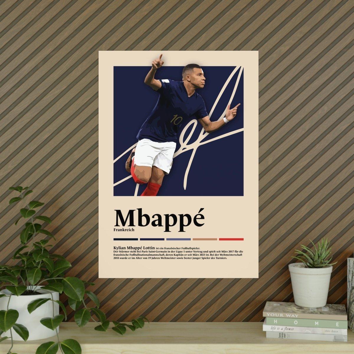 Kylian Mbappé Fußball-Poster - TurnYouPosterTurnYouPosterA1Matt