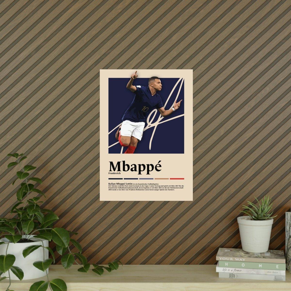 Kylian Mbappé Fußball-Poster - TurnYouPosterTurnYouPosterA2Matt