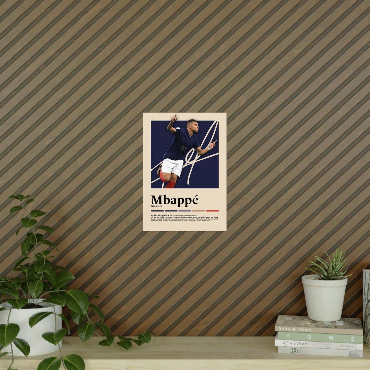Kylian Mbappé Fußball-Poster - TurnYouPosterTurnYouPosterA3Matt