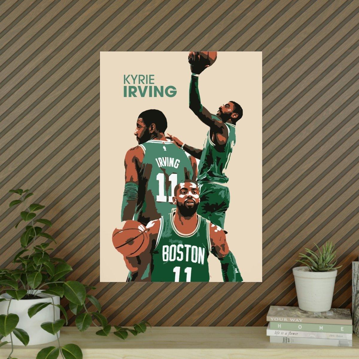 Kyrie Irving NBA 'Celtics' Basketball-Poster - TurnYouPosterTurnYouPosterA1Matt