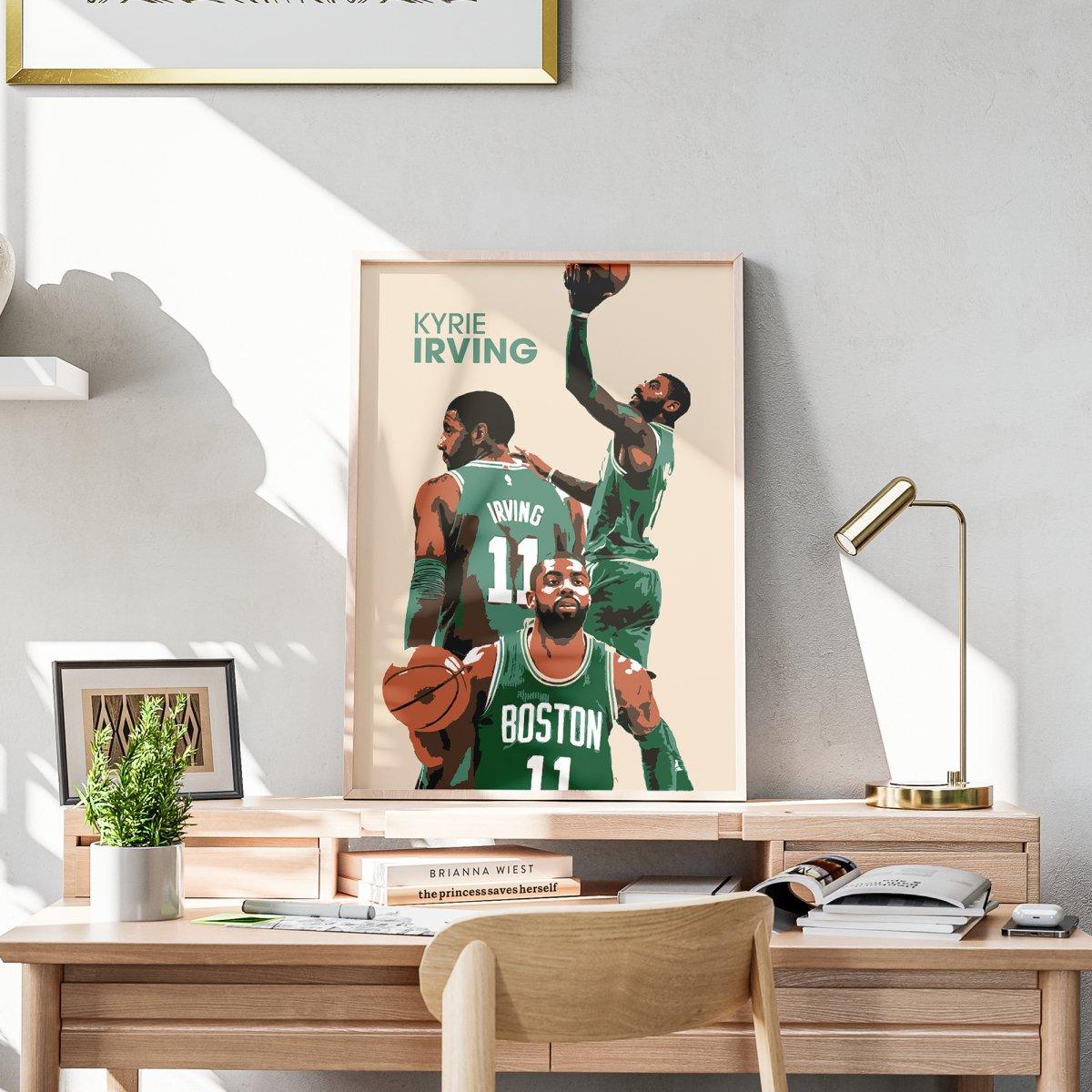 Kyrie Irving NBA 'Celtics' Basketball-Poster - TurnYouPosterTurnYouPosterA2Matt