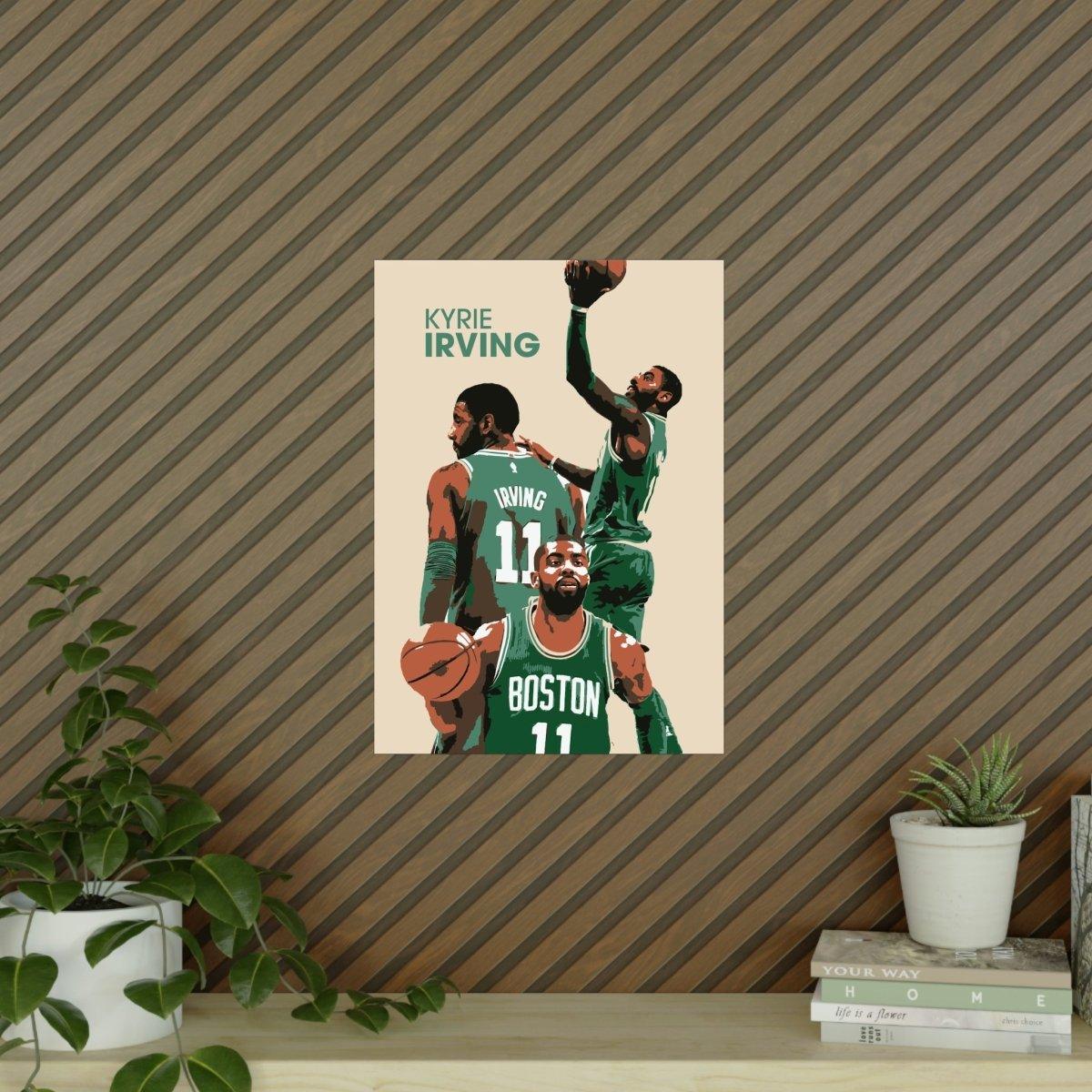 Kyrie Irving NBA 'Celtics' Basketball-Poster - TurnYouPosterTurnYouPosterA2Matt