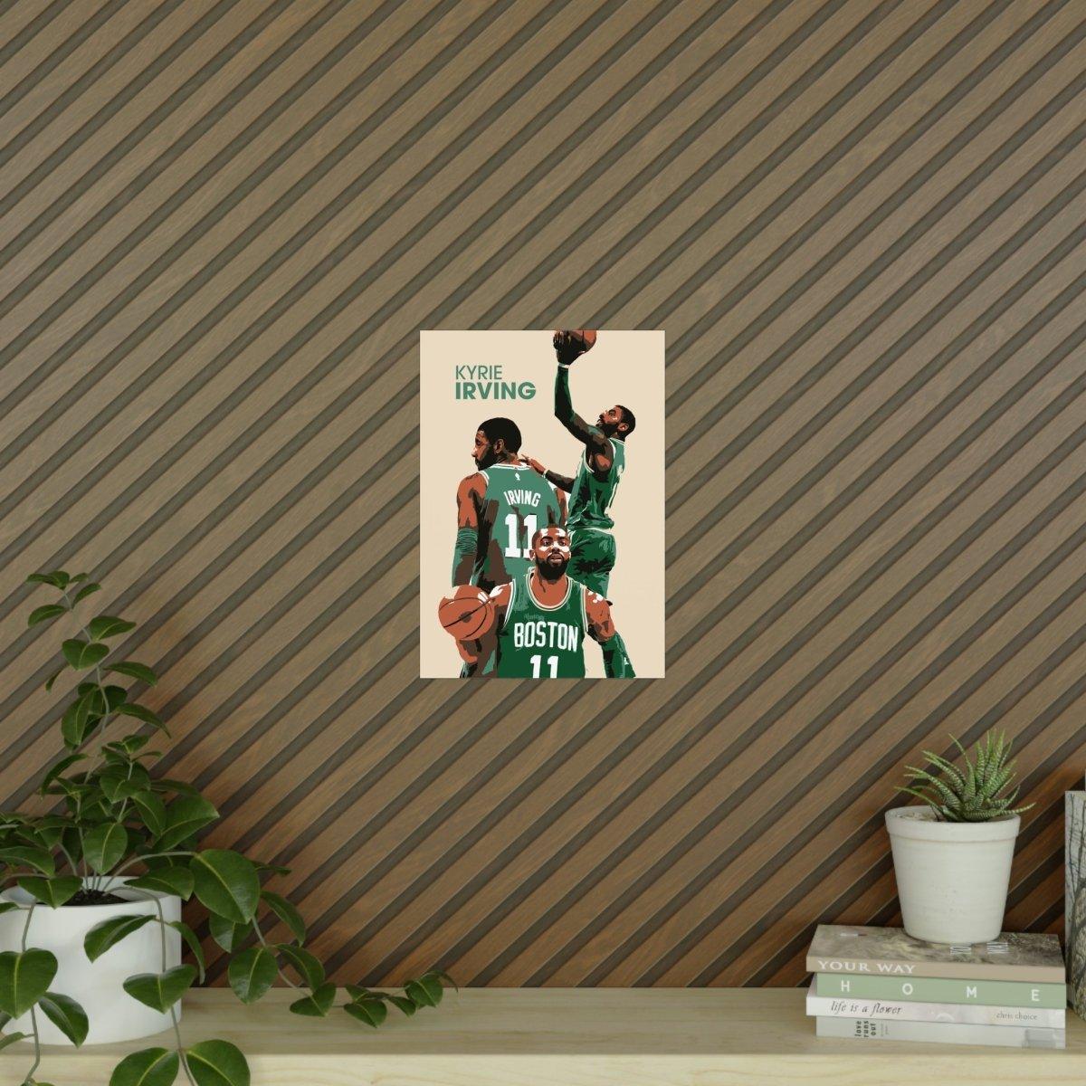 Kyrie Irving NBA 'Celtics' Basketball-Poster - TurnYouPosterTurnYouPosterA3Matt