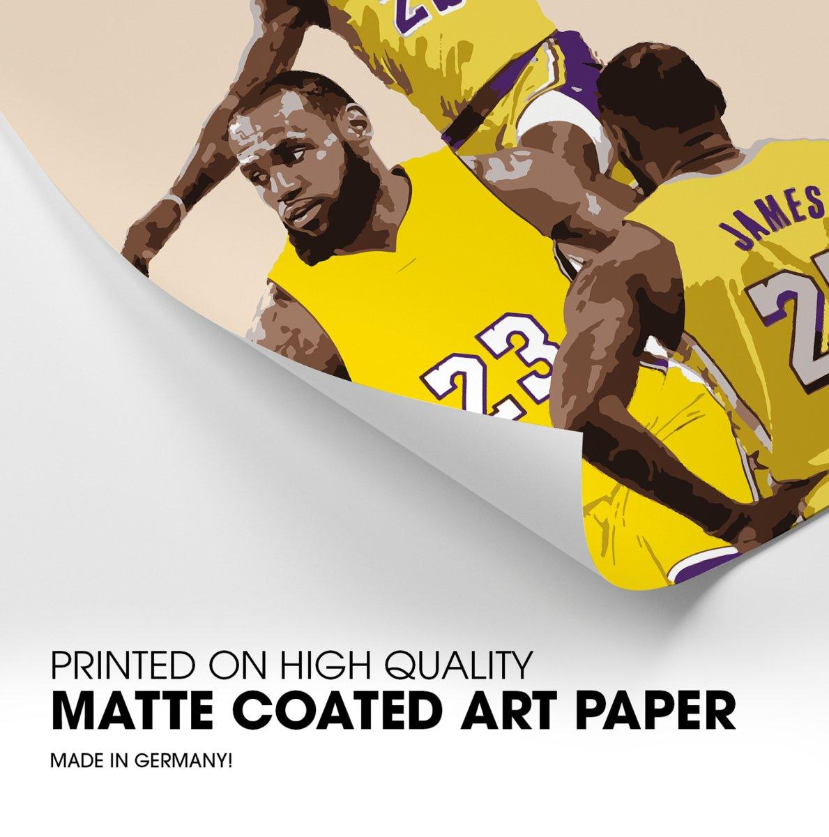 LeBron James NBA 'Lakers' Basketball-Poster - TurnYouPosterTurnYouPosterA3Matt