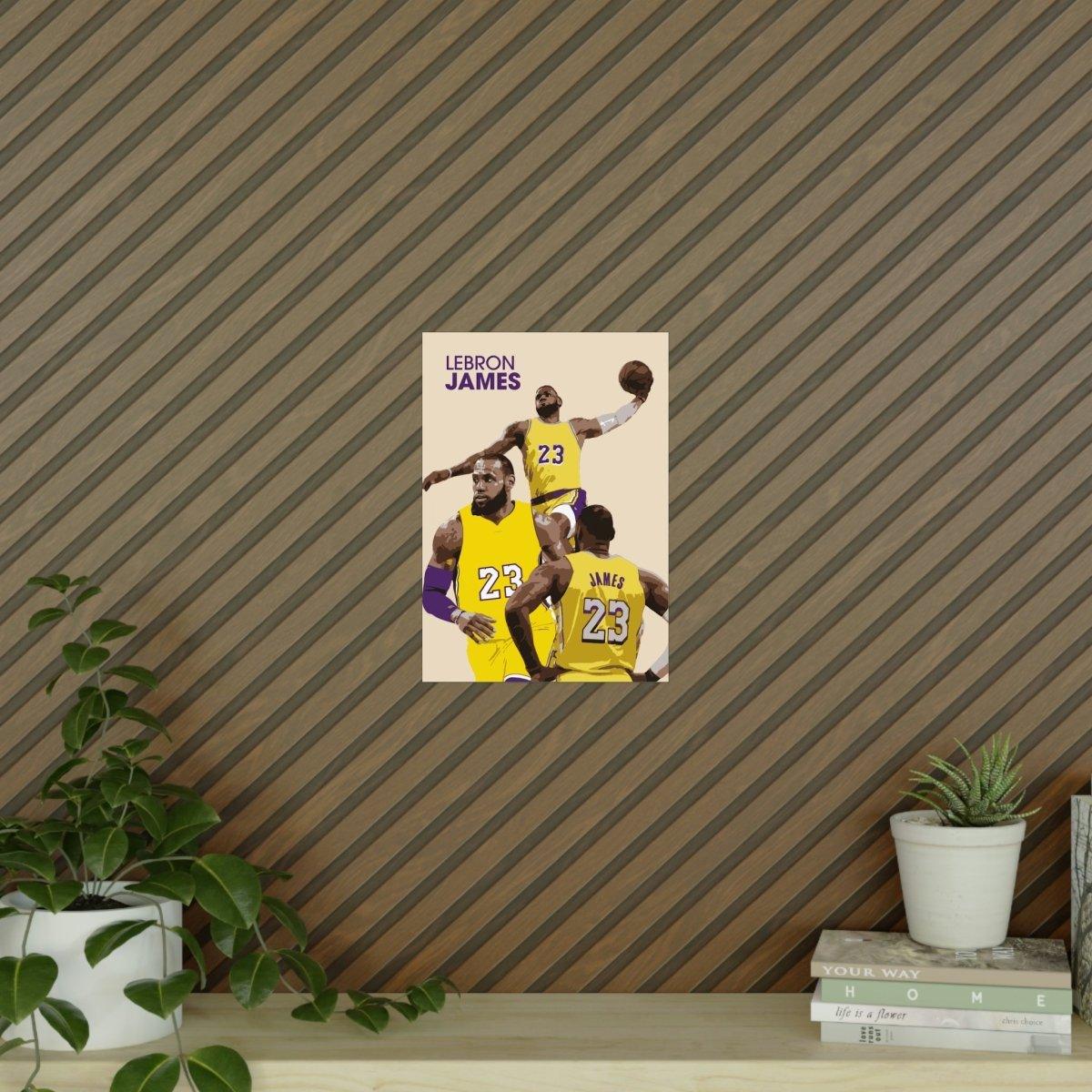 LeBron James NBA 'Lakers' Basketball-Poster - TurnYouPosterTurnYouPosterA3Matt