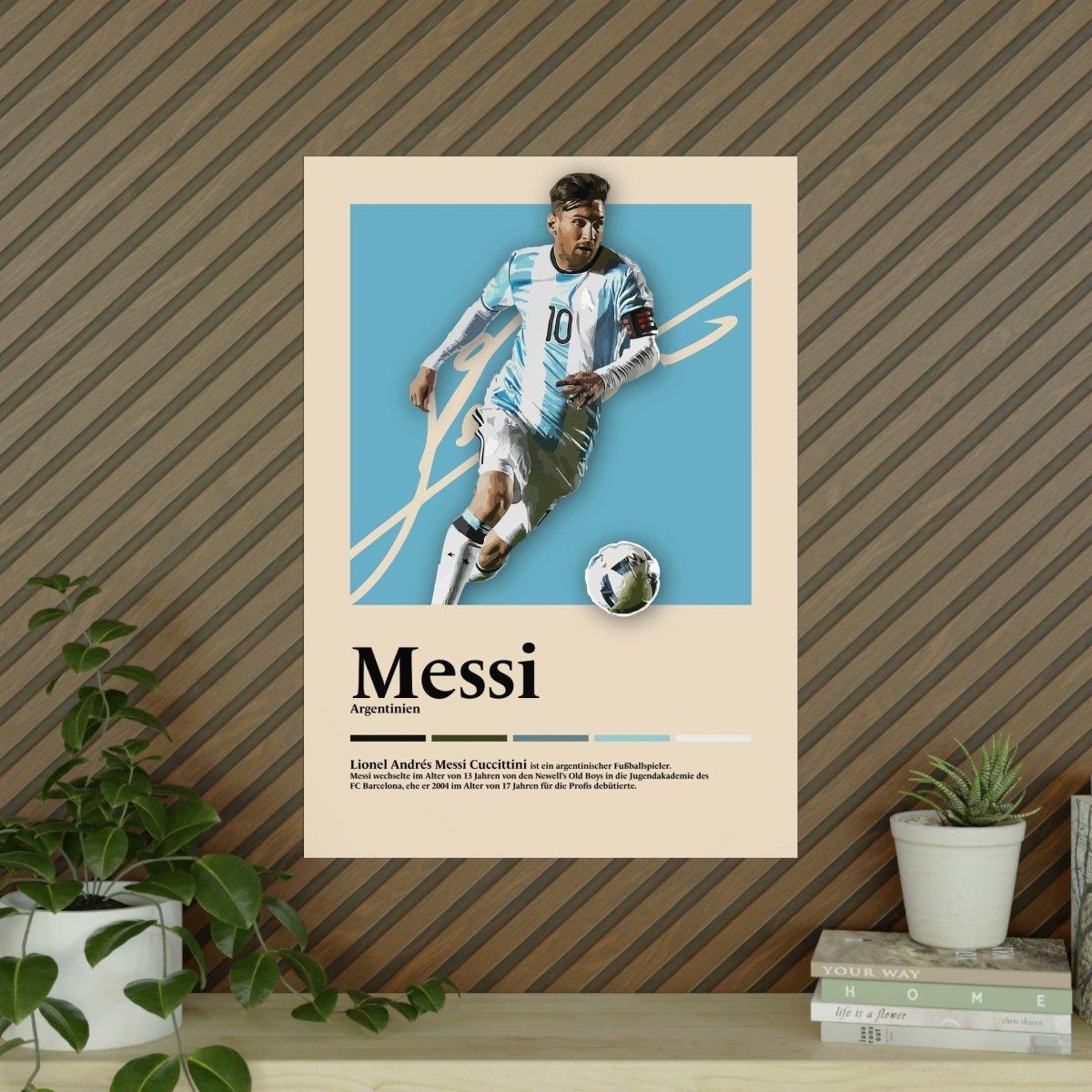 Lionel Messi Fußball-Poster - TurnYouPosterTurnYouPosterA1Matt