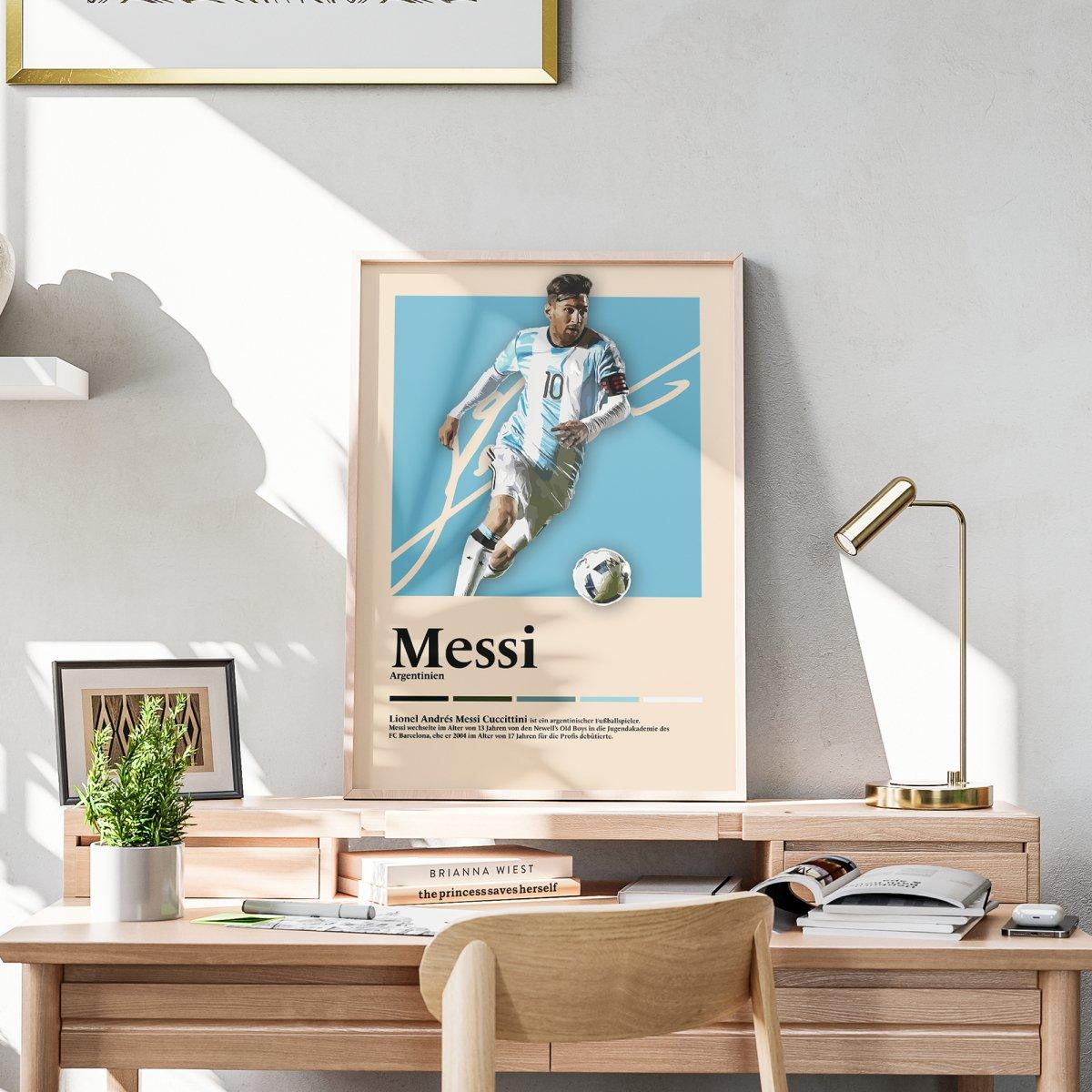Lionel Messi Fußball-Poster - TurnYouPosterTurnYouPosterA3Matt