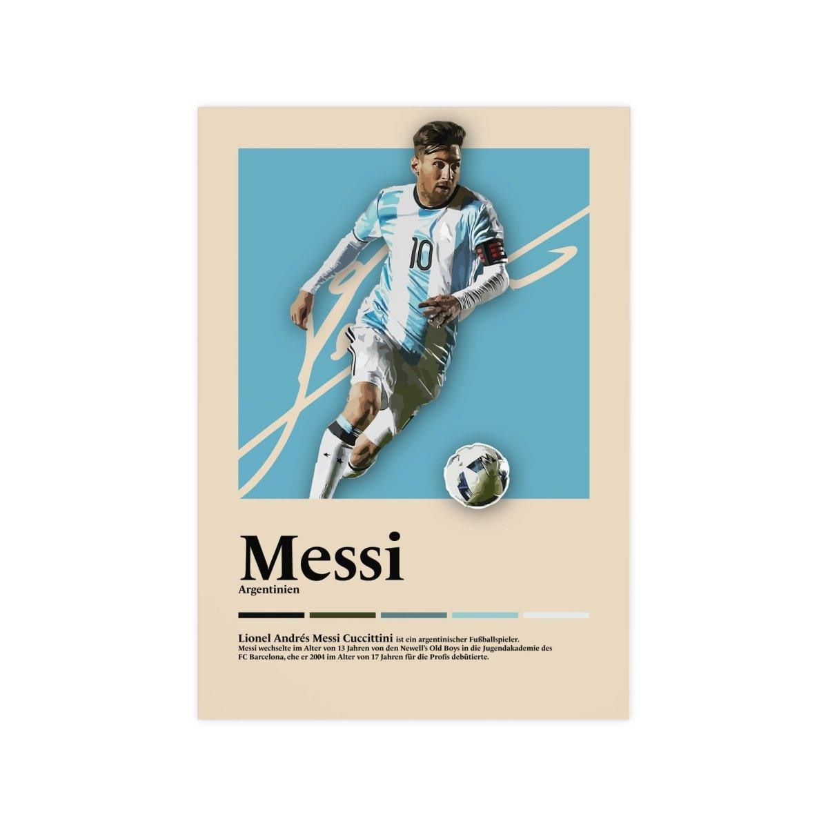 Lionel Messi Fußball-Poster - TurnYouPosterTurnYouPosterA3Matt