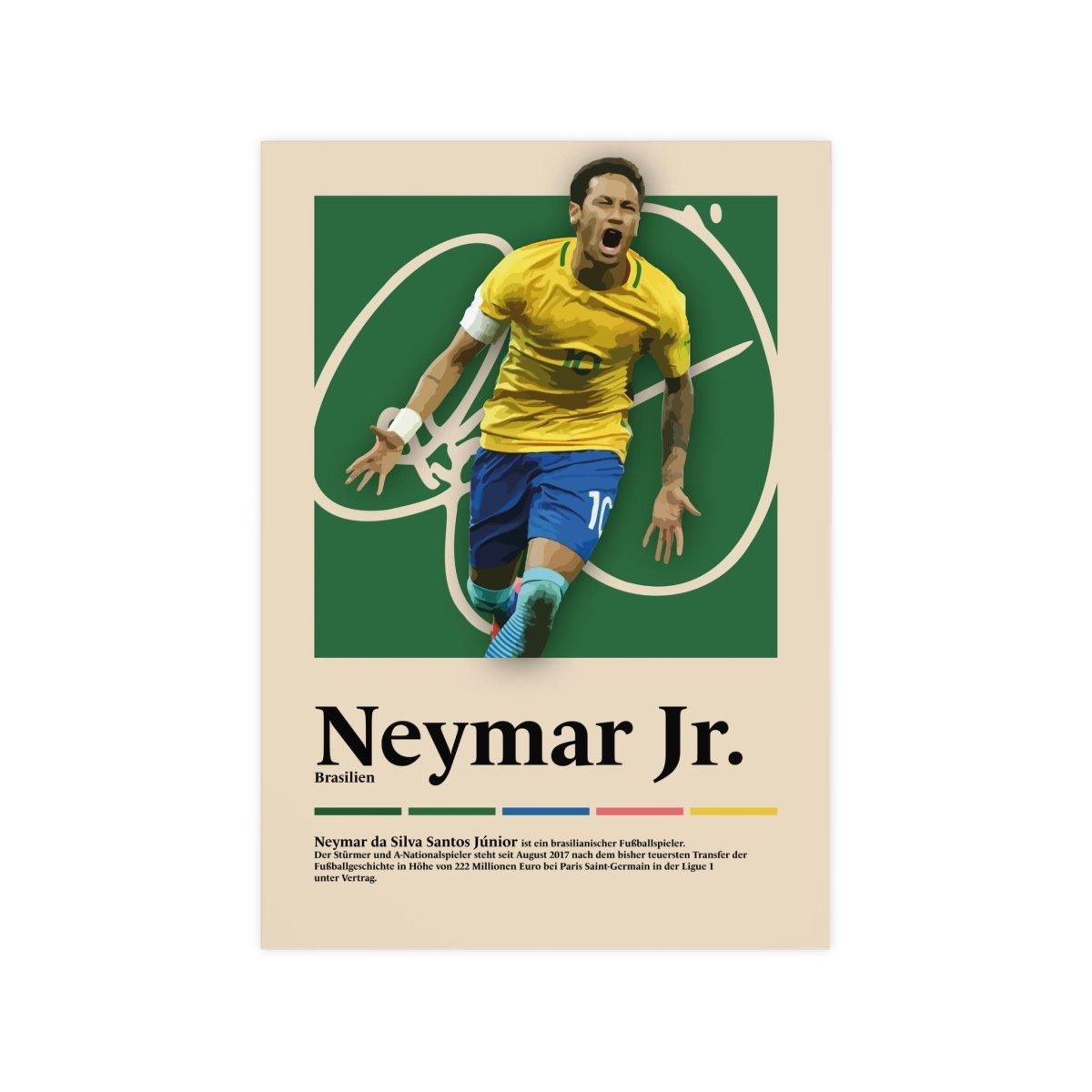 Neymar Jr. Fußball-Poster - TurnYouPosterTurnYouPosterA3Matt
