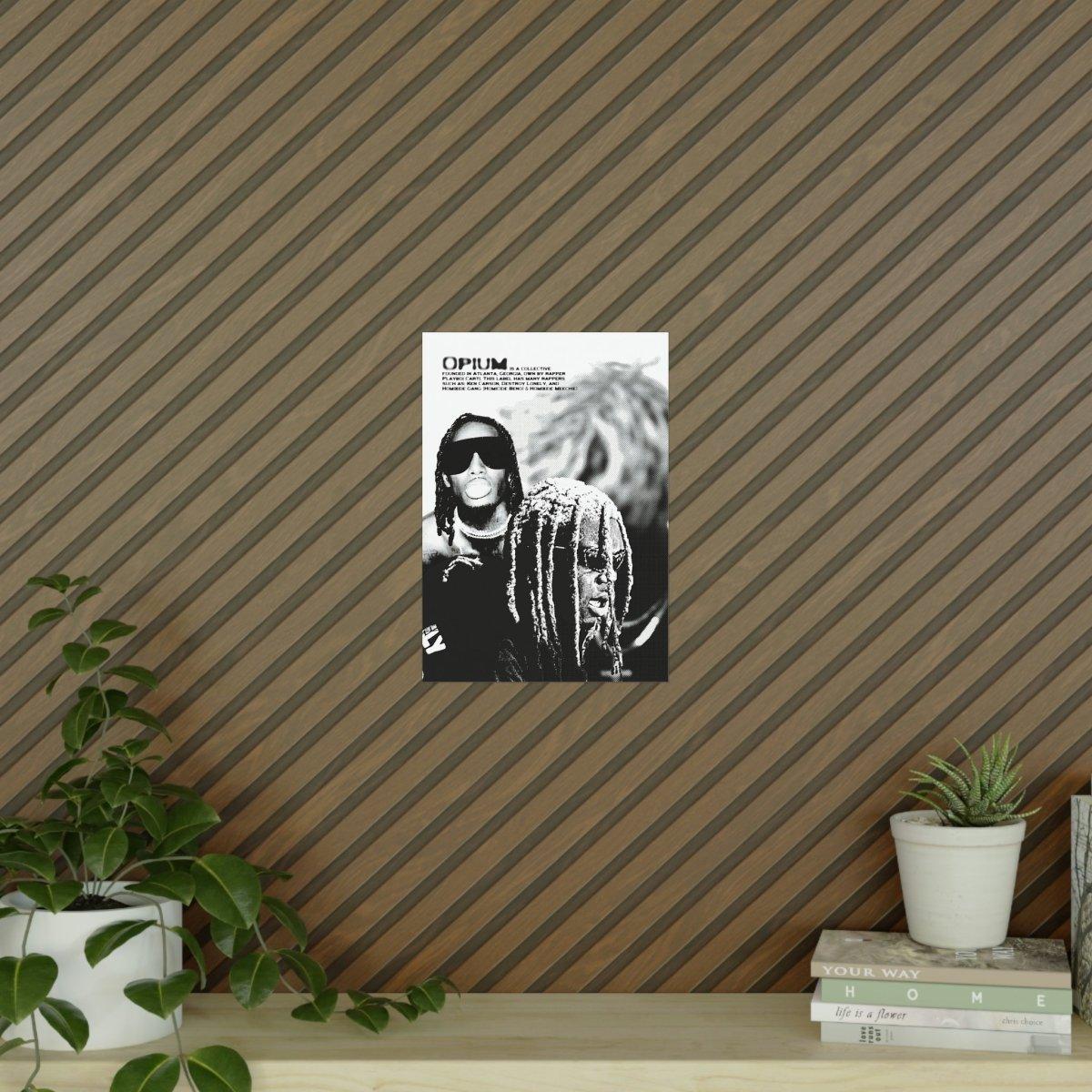 'Opium' inspiriertes Halftone-Poster - TurnYouPosterTurnYouPosterA3Matt