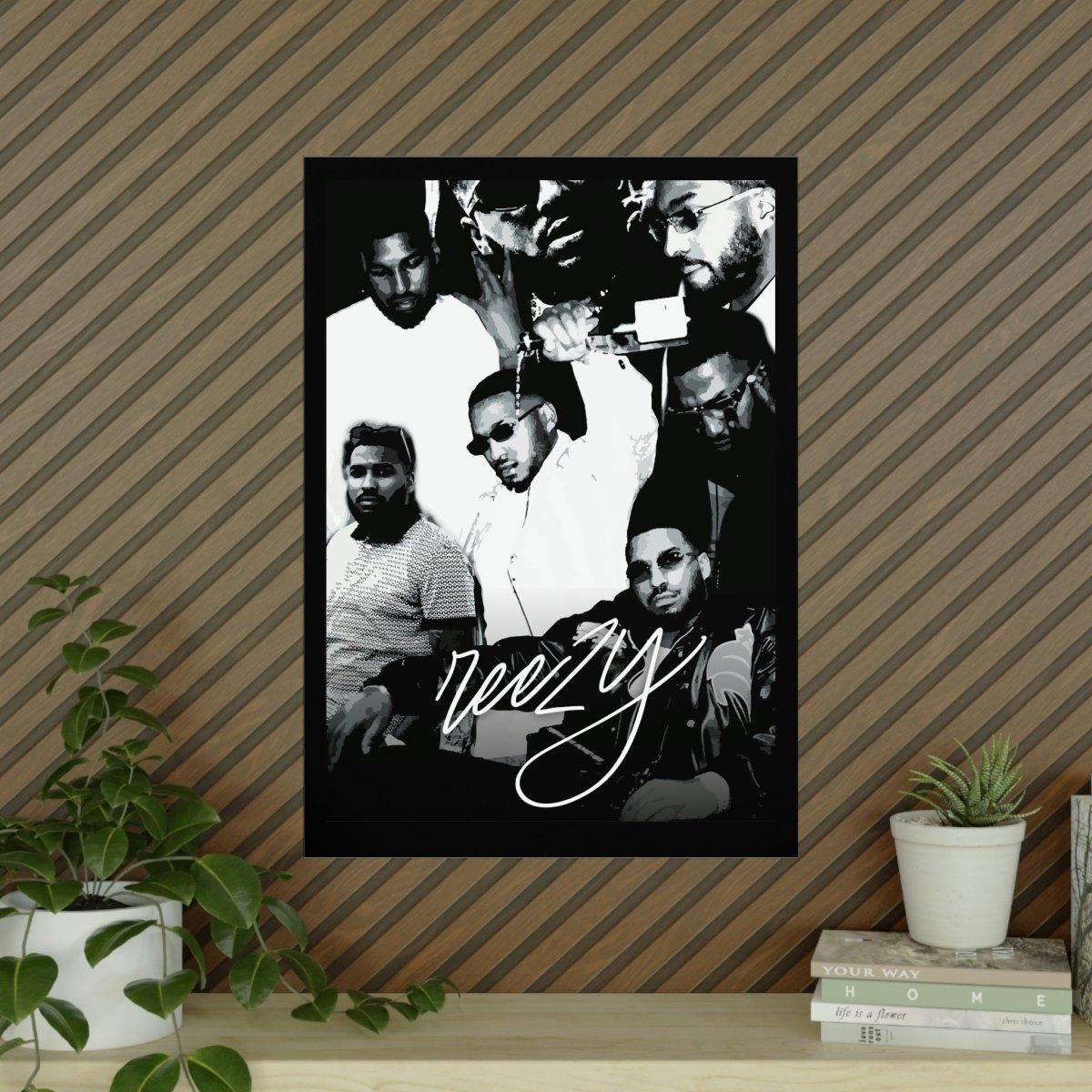reezy inspiriertes 'Mr. Misunderstood' Deutschrap-Poster - TurnYouPosterTurnYouPosterA1Matt