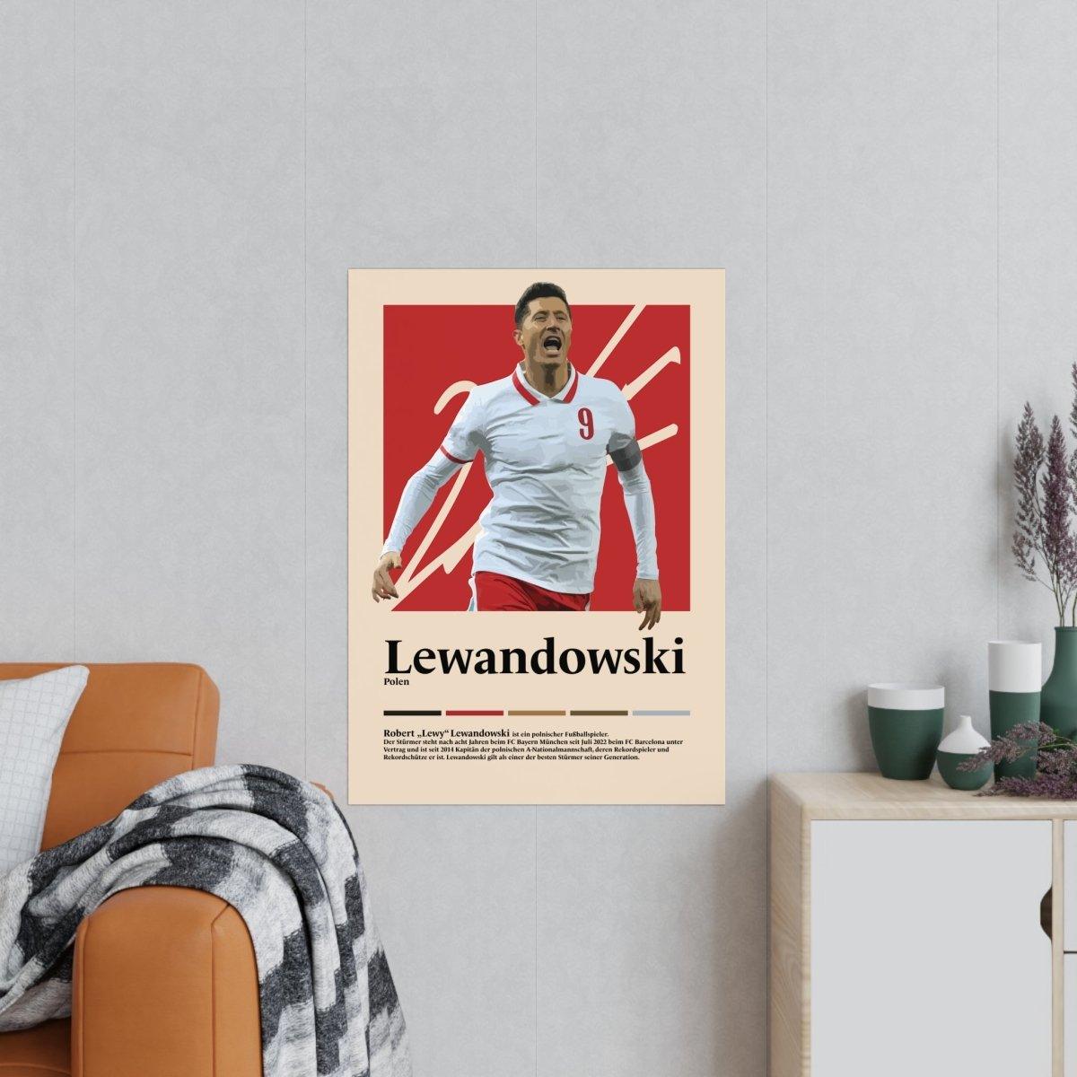 Robert Lewandowski Fußball-Poster - TurnYouPosterTurnYouPosterA1Matt