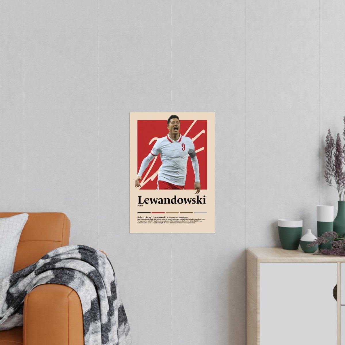 Robert Lewandowski Fußball-Poster - TurnYouPosterTurnYouPosterA2Matt
