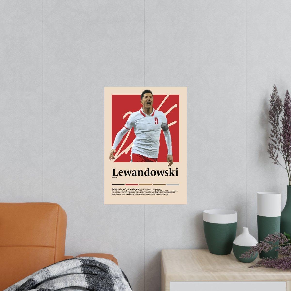 Robert Lewandowski Fußball-Poster - TurnYouPosterTurnYouPosterA3Matt