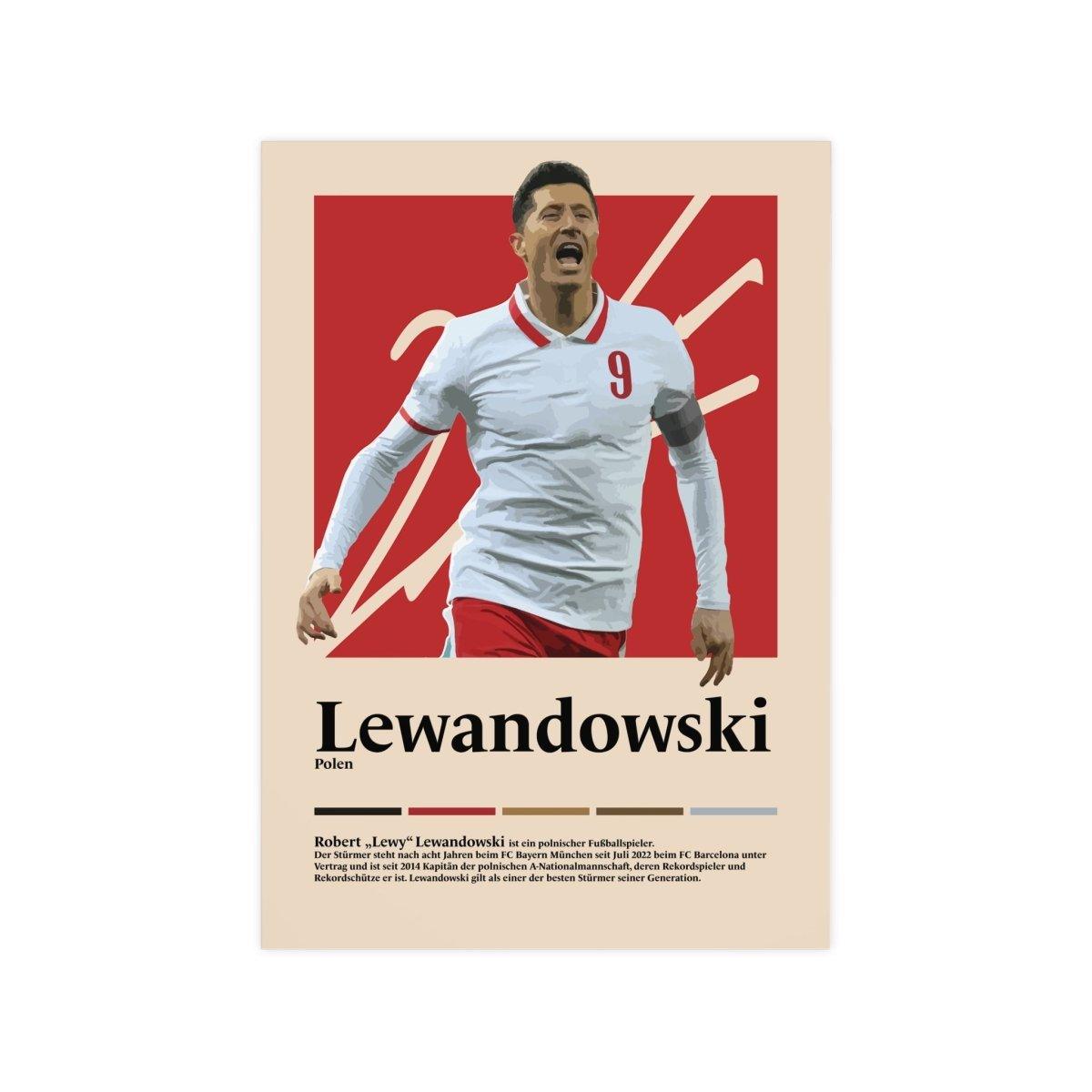 Robert Lewandowski Fußball-Poster - TurnYouPosterTurnYouPosterA3Matt