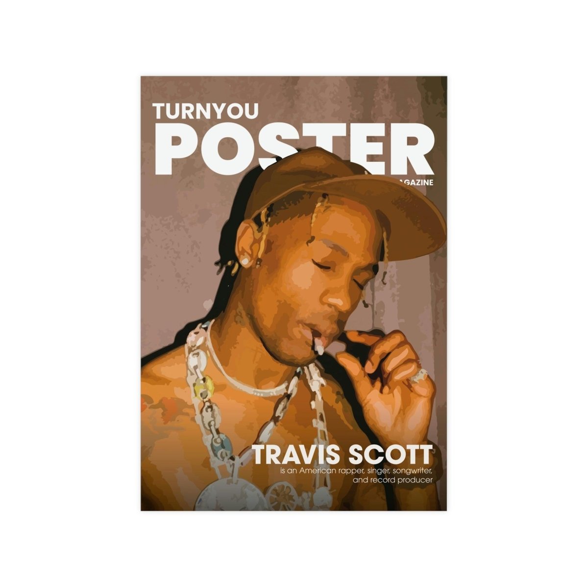 Travis Scott inspiriertes 'Astroworld' Album Rap-Poster - TurnYouPosterTurnYouPosterA3Matt