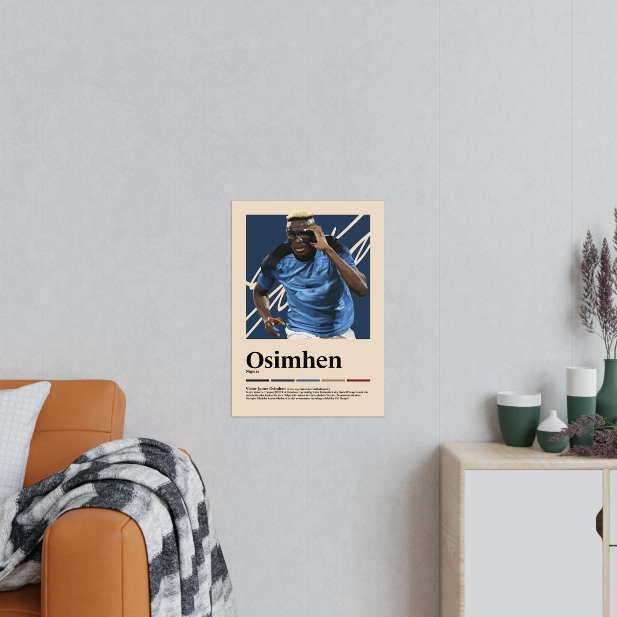 Victor Osimhen Fußball-Poster - TurnYouPosterTurnYouPosterA2Matte