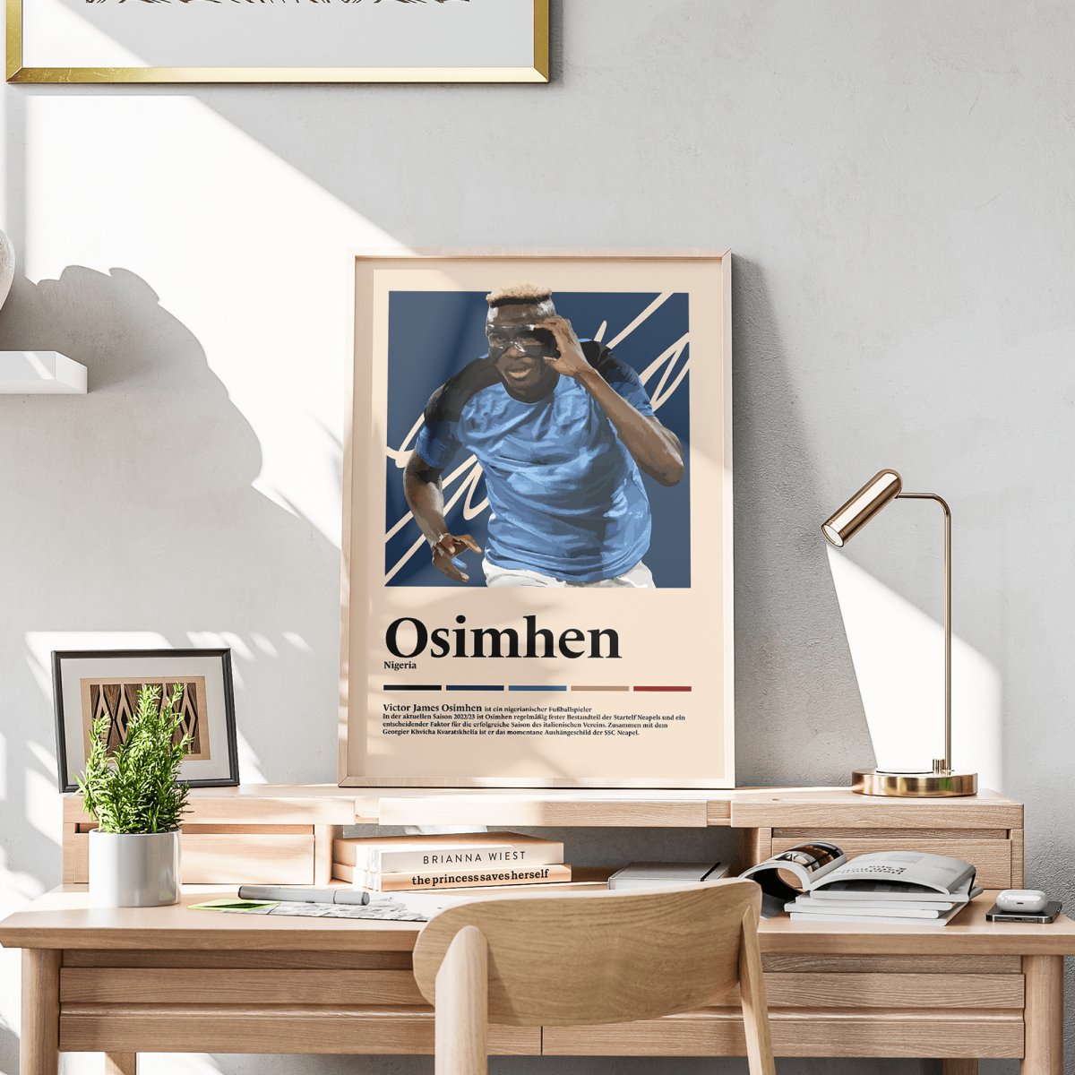 Victor Osimhen Fußball-Poster - TurnYouPosterTurnYouPosterA3Matte