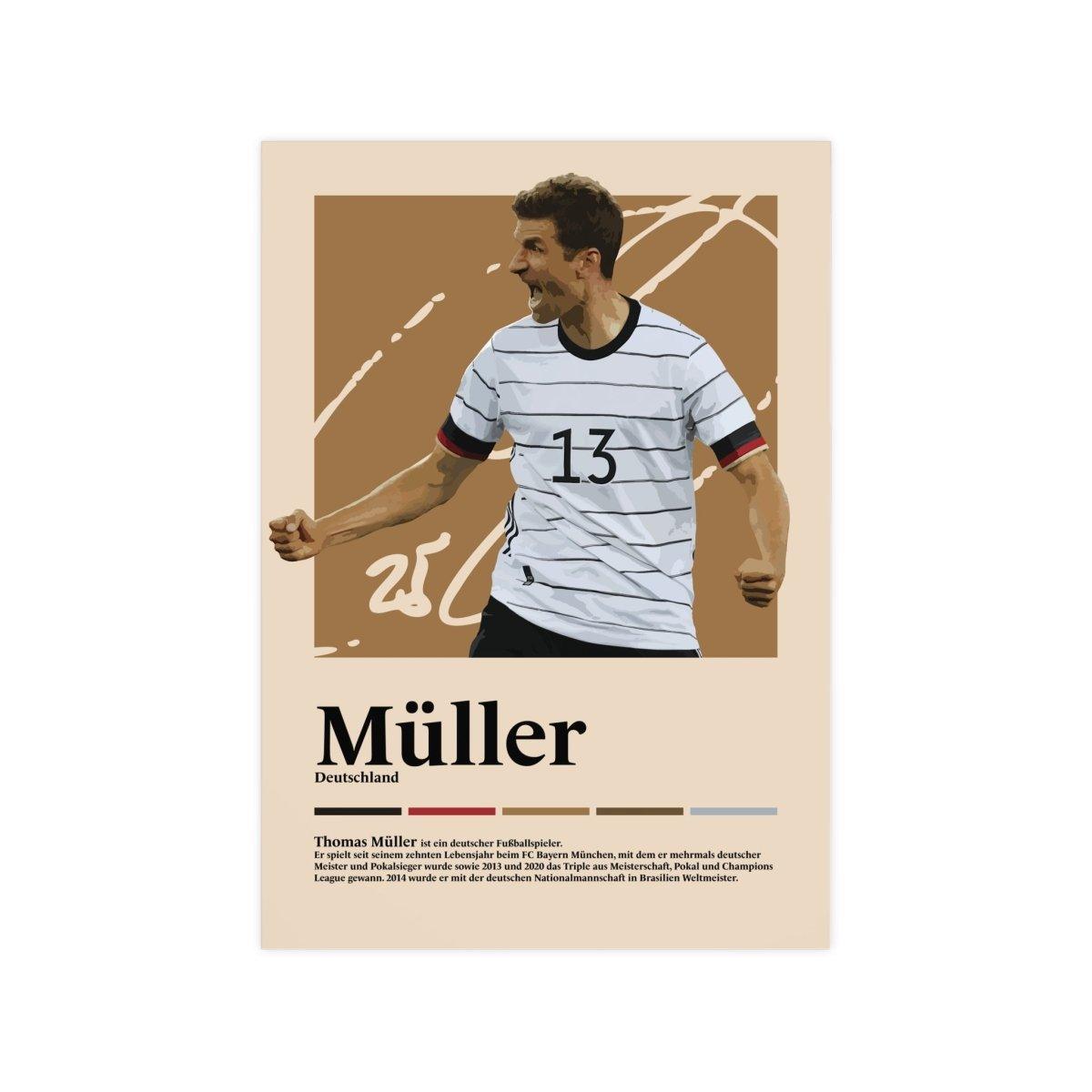 Thomas Müller Fußball-Poster - TurnYouPosterTurnYouPosterA3Matt